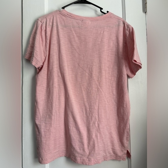 Pink T-Shirt with White Lettering Size: Medium - Picture 3 of 4